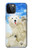 S3794 Arctic Polar Bear in Love with Seal Paint Case For iPhone 12, iPhone 12 Pro