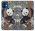 S3793 Cute Baby Panda Snow Painting Case For iPhone 12 mini