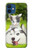 S3795 Grumpy Kitten Cat Playful Siberian Husky Dog Paint Case For iPhone 12 mini