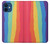 S3799 Cute Vertical Watercolor Rainbow Case For iPhone 12 mini