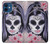 S3821 Sugar Skull Steam Punk Girl Gothic Case For iPhone 12 mini