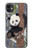 S3793 Cute Baby Panda Snow Painting Case For iPhone 11
