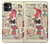 S3820 Vintage Cowgirl Fashion Paper Doll Case For iPhone 11