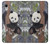 S3793 Cute Baby Panda Snow Painting Case For iPhone XR