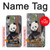 S3793 Cute Baby Panda Snow Painting Case For iPhone XR