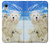 S3794 Arctic Polar Bear in Love with Seal Paint Case For iPhone XR