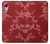 S3817 Red Floral Cherry blossom Pattern Case For iPhone XR