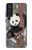 S3793 Cute Baby Panda Snow Painting Case For Samsung Galaxy S21 FE 5G