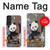 S3793 Cute Baby Panda Snow Painting Case For Samsung Galaxy S21 FE 5G