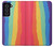 S3799 Cute Vertical Watercolor Rainbow Case For Samsung Galaxy S21 FE 5G