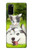 S3795 Grumpy Kitten Cat Playful Siberian Husky Dog Paint Case For Samsung Galaxy S20
