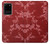 S3817 Red Floral Cherry blossom Pattern Case For Samsung Galaxy S20 Plus, Galaxy S20+