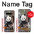 S3793 Cute Baby Panda Snow Painting Case For Samsung Galaxy S10 Plus