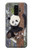S3793 Cute Baby Panda Snow Painting Case For Samsung Galaxy S9 Plus