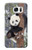 S3793 Cute Baby Panda Snow Painting Case For Samsung Galaxy S7