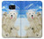 S3794 Arctic Polar Bear in Love with Seal Paint Case For Samsung Galaxy S7