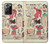 S3820 Vintage Cowgirl Fashion Paper Doll Case For Samsung Galaxy Note 20 Ultra, Ultra 5G