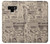 S3819 Retro Vintage Paper Case For Note 9 Samsung Galaxy Note9