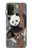 S3793 Cute Baby Panda Snow Painting Case For Samsung Galaxy A32 4G