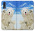 S3794 Arctic Polar Bear in Love with Seal Paint Case For Samsung Galaxy A50