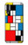 S3814 Piet Mondrian Line Art Composition Case For Samsung Galaxy A50