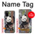 S3793 Cute Baby Panda Snow Painting Case For Samsung Galaxy A02s, Galaxy M02s