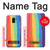 S3799 Cute Vertical Watercolor Rainbow Case For Samsung Galaxy J6 (2018)