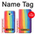 S3799 Cute Vertical Watercolor Rainbow Case For Samsung Galaxy A5 (2017)