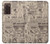 S3819 Retro Vintage Paper Case For Samsung Galaxy Z Fold2 5G