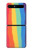 S3799 Cute Vertical Watercolor Rainbow Case For Samsung Galaxy Z Flip 5G