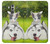 S3795 Grumpy Kitten Cat Playful Siberian Husky Dog Paint Case For Huawei Mate 10 Pro, Porsche Design