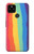 S3799 Cute Vertical Watercolor Rainbow Case For Google Pixel 4a 5G