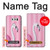 S3805 Flamingo Pink Pastel Case For LG V30, LG V30 Plus, LG V30S ThinQ, LG V35, LG V35 ThinQ