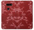 S3817 Red Floral Cherry blossom Pattern Case For LG V30, LG V30 Plus, LG V30S ThinQ, LG V35, LG V35 ThinQ