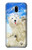 S3794 Arctic Polar Bear in Love with Seal Paint Case For LG G7 ThinQ