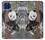 S3793 Cute Baby Panda Snow Painting Case For Motorola One 5G