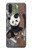 S3793 Cute Baby Panda Snow Painting Case For Motorola One Action (Moto P40 Power)