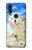 S3794 Arctic Polar Bear in Love with Seal Paint Case For Motorola One Action (Moto P40 Power)