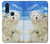 S3794 Arctic Polar Bear in Love with Seal Paint Case For Motorola One Action (Moto P40 Power)
