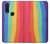 S3799 Cute Vertical Watercolor Rainbow Case For Motorola One Action (Moto P40 Power)