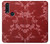 S3817 Red Floral Cherry blossom Pattern Case For Motorola One Action (Moto P40 Power)