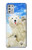 S3794 Arctic Polar Bear in Love with Seal Paint Case For Motorola Moto G Stylus (2021)