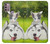 S3795 Grumpy Kitten Cat Playful Siberian Husky Dog Paint Case For Motorola Moto G30, G20, G10