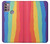 S3799 Cute Vertical Watercolor Rainbow Case For Motorola Moto G30, G20, G10