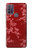 S3817 Red Floral Cherry blossom Pattern Case For Motorola Moto G10 Power
