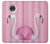 S3805 Flamingo Pink Pastel Case For Motorola Moto G7, Moto G7 Plus