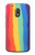 S3799 Cute Vertical Watercolor Rainbow Case For Motorola Moto G4 Play