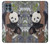 S3793 Cute Baby Panda Snow Painting Case For Motorola Edge S