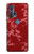 S3817 Red Floral Cherry blossom Pattern Case For Motorola Edge+