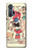 S3820 Vintage Cowgirl Fashion Paper Doll Case For Motorola Edge+